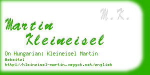 martin kleineisel business card